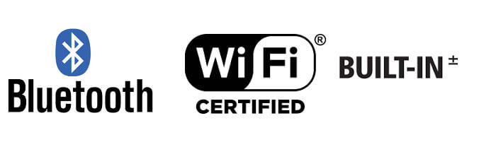 Bluetooth | WiFi Certified Built-in