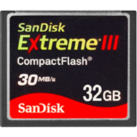 SanDisk Announces 32GB CF Cards
