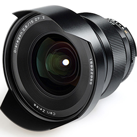 Zeiss Distagon T* 2.8 15mm for ZF.2 (Nikon) & ZE (Canon EOS)