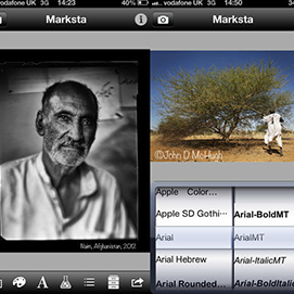 Marksta: A Mobile Watermarking App for iOS