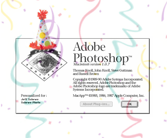 Happy Birthday Photoshop/Camera Raw/Lightroom