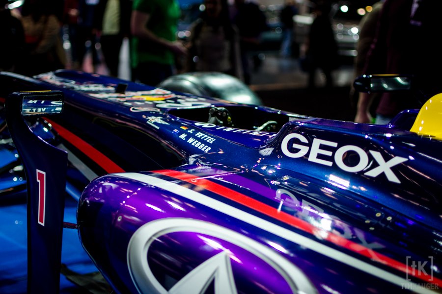 Detail on the World Championship winning Red Bull Formula 1 car