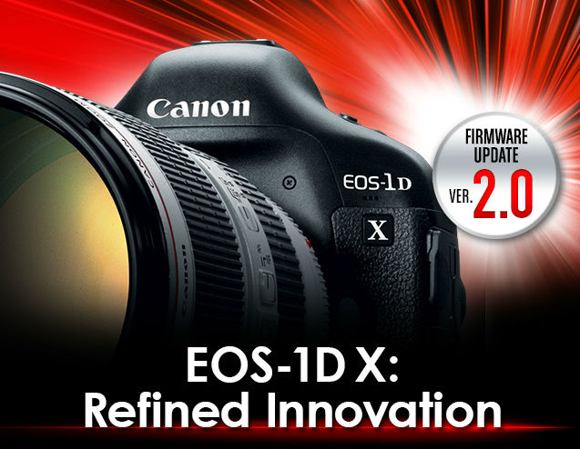 Canon updates firmware for EOS-1DX