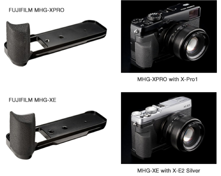 Firmware update - New hand grips for Fujifilm X series