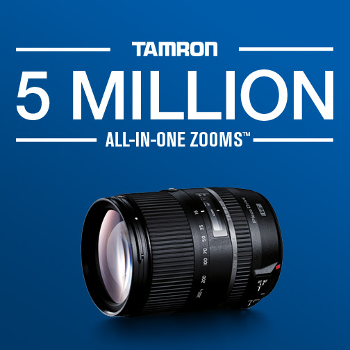 Tamron reaches the milestone of 5 millionth high-power zoom lens