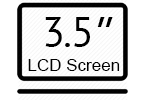 Large 3.5 inch LCD screen
