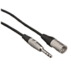 Hosa Technology Balanced 1/4in TRS Male to 3-Pin XLR Male Audio Cable (10FT)