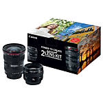 Canon Advanced Two Lens Kit with 50mm f/1.4 and 17-40mm f/4L Lenses