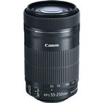 Canon EF-S 55-250mm f/4-5.6 IS STM Telephoto Lens - Black