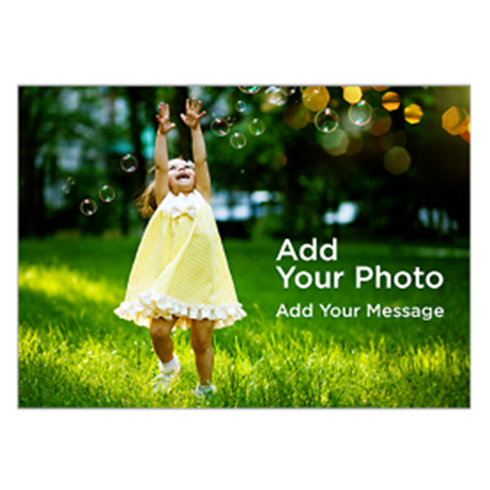 5x7 Photo Card (landscape) Customized Gifts at Unique Photo