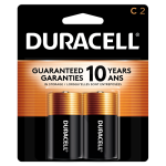 Duracell Coppertop C (2-pack) Alkaline Batteries (cs=48cards, 6bx x 8cards)