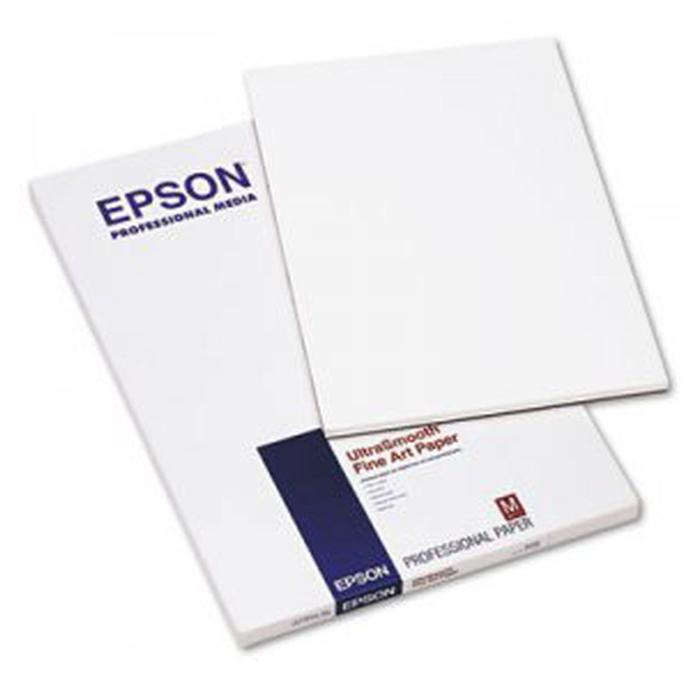 Epson 17x22 Ultra Smooth Fine Art Paper 25 Sheets Paper Epson at