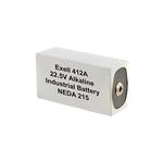 Exell 412A 22.5V Alkaline Battery (Replaces ANSI / NEDA-215  and  IEC-15F20)