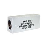 Exell 413A 30V Alkaline Battery (Replaces ANSI / NEDA-210  and  IEC-20F20)