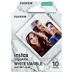 Fujifilm Instax Square White Marble Instant Film (10 Sheets)