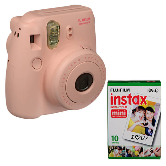 Fujifilm Instax Mini 8 Instant Film Camera Pink With Twin Pack Film Fujifilm Instax Fujifilm At Unique Photo
