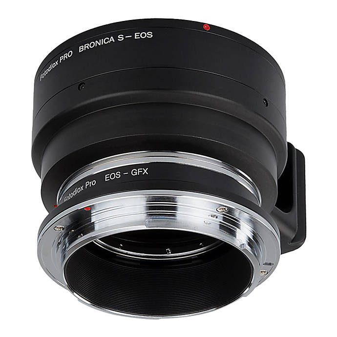 Fotodiox Pro Lens Mount Double Adapter, Bronica S Mount to Fuji GFX Lenses FotodioX at