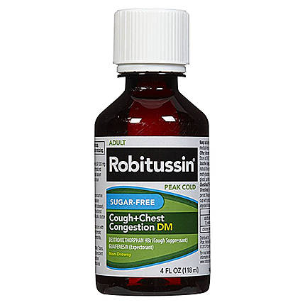 Robitussin Sugar-Free DM Cough and Congestion 4oz | Unique Direct ...