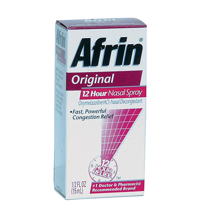 Afrin 12hr Nasal Spray .5oz Multi Dose Medicine Health & Beauty at Unique Photo