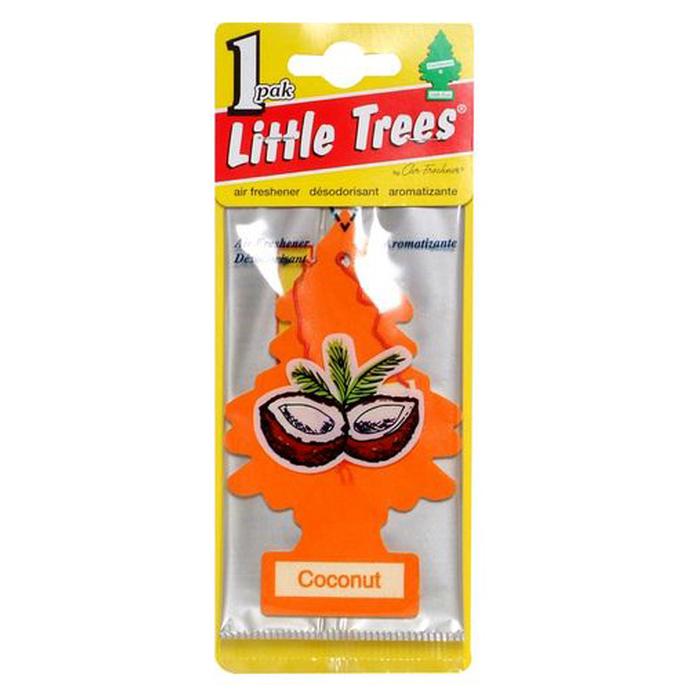 Little Tree Coconut Air Freshner Single Pack Car Fresheners 5 Hour