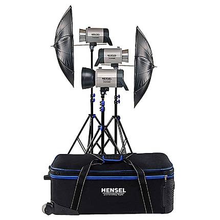 Hensel Integra 500 Super Size Kit with Stands (1500 Total W/s)