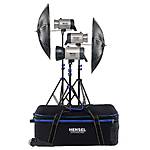 Hensel Integra 500 Super Size Kit with Stands (1500 Total W/s)