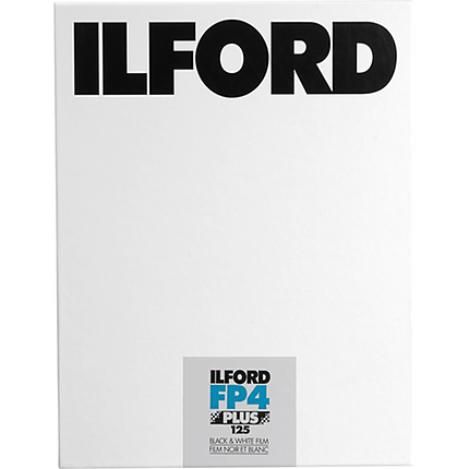 Ilford FP4 Plus Black and White Negative Film (5x7, ISO 125, 25 Sheets)