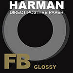 Ilford Harman Direct Positive Fiber Based Paper (Glossy, 4x5, 25 Sheets)
