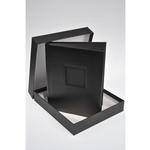 Unique Bound Album with 30 Peel  and  Mount 8 x 10 Pages (Black Leather)