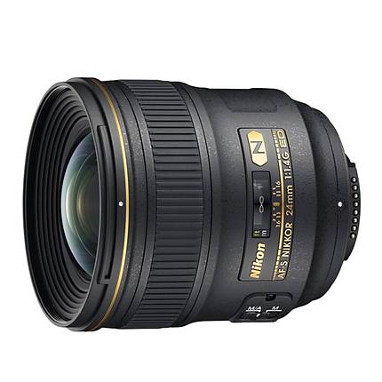 Nikon AF-S Nikkor 24mm f/1.4G ED Wide Angle Prime Lens - Black