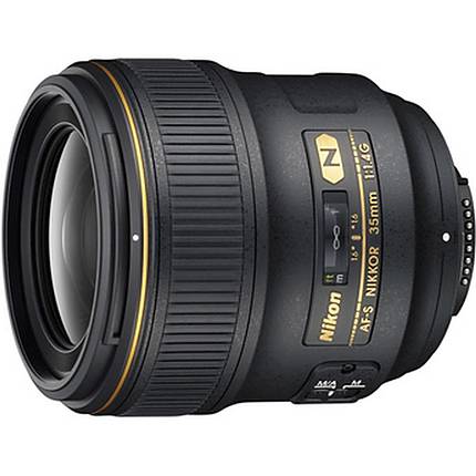 Nikon AF-S Nikkor 35mm f/1.4G Wide Angle Lens - Black