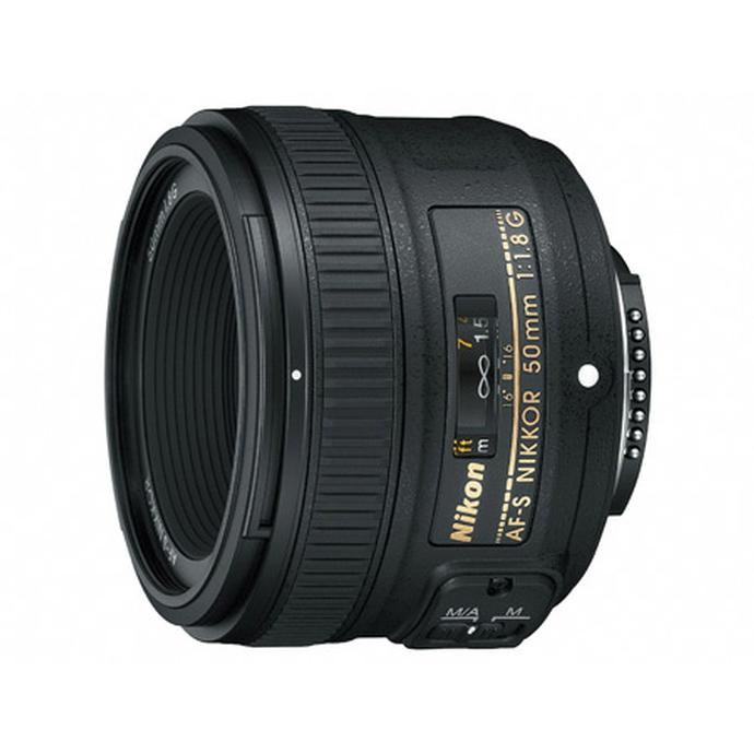 Nikon AFS Nikkor 50mm f/1.8G Prime Lens Black Camera Lenses