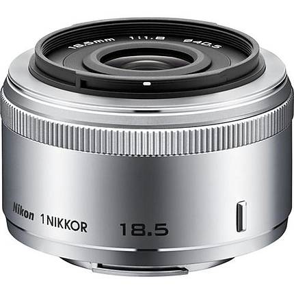 Nikon 1 Nikkor 18.5mm f/1.8 Wide Angle Lens for Nikon 1 - Silver