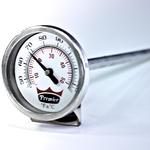 Doran 1.75 Inch TFC Precision Dial Thermometer with Stem