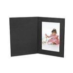 Unique Photomounts 5x7 Black Classic Square Folder (25)