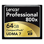 RENTAL ONLY Lexar 64GB Professional 800x Compact Flash Card