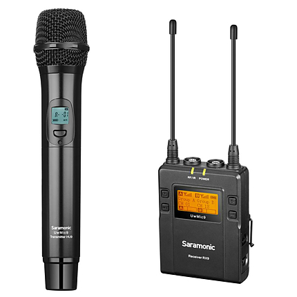 Saramonic UwMic9 Camera-Mount Wireless Cardioid Handheld Microphone System