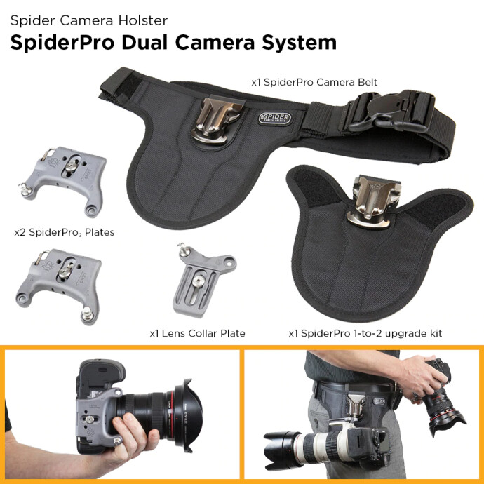 Апгрейд камера спайдер. Spider Pro Camera Holster. Разгрузка Spider Pro Dual. Spider Holster разгрузка. Spider Camera Holster Arca-Swiss Spider Pro Clamp.