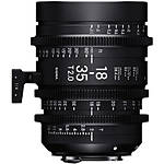 Sigma 18-35mm T2 High-Speed Zoom Lens (Canon EF, Metric)