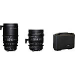 Sigma 18-35mm T2  and  50-100mm T2 Lenses with Case (Sony E, Metric)