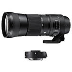 Sigma 150-600mm f/5-6.3 DG OS HSM Contemporary Lens  and  TC-1401 Kit - Nikon F