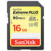 SanDisk 16GB Extreme PLUS UHS-I SDHC Memory Card