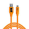 Tether Tools TetherPro USB 3.0 to USB-C Cable 15ft Orange