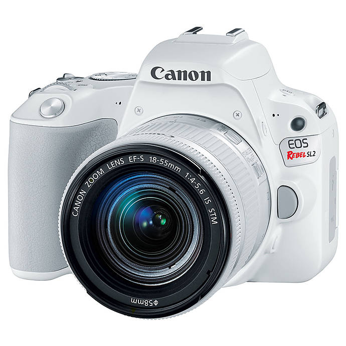 Used Canon Sl2 Dslr With 18 55mm White Excellent Used Trades Canon At Unique Photo