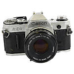 Used Canon AE-1 Film Camera With 50mm F/1.8 - Good