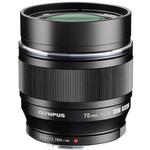 Used Olympus M.Zuiko Digital 75mm f/1.8 Telephoto Lens (Black) - Like New