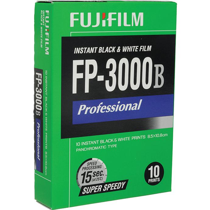 Fujifilm FP-3000B Instant B And W Film Five Packs (50 Exposures) | Film ...